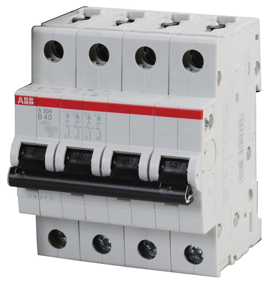 ABB - 40A 4 Kutub Jenis B MCB