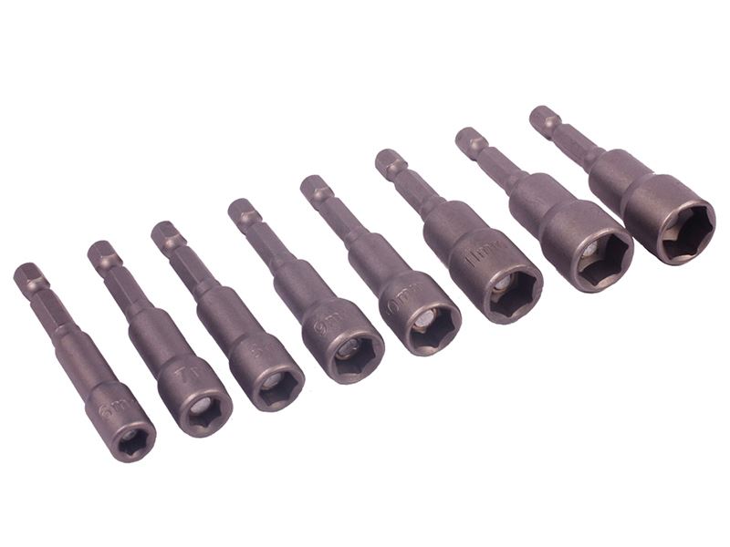 BlueSpot 8-Piece Magnetic 1/4in Nut Driver Set
