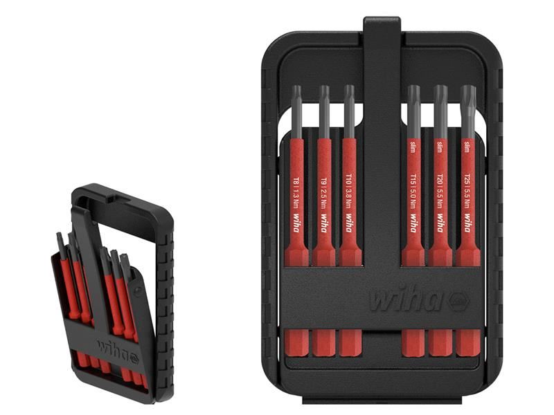 Wiha slimBit Electric TORX Bit Set, 7-Piece, Insulated