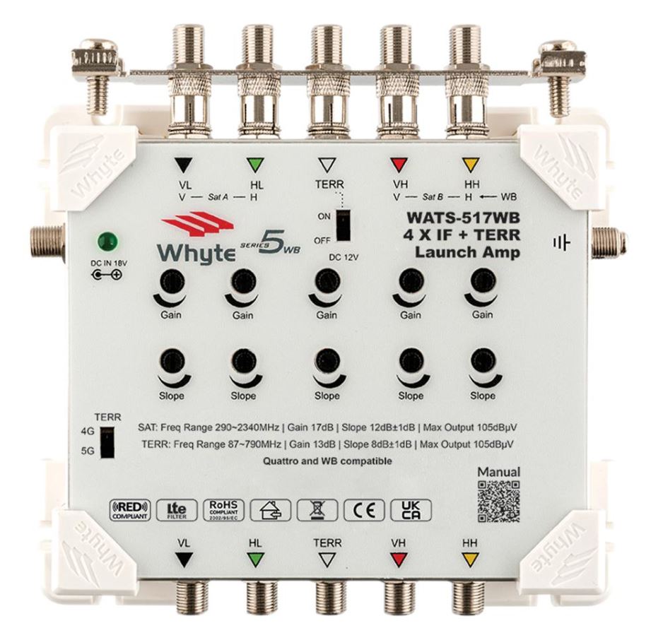 WHYTE WATS-517WB Series 5 Launch Amplifier