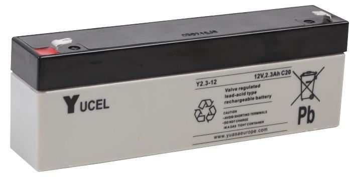 Batterie plomb-acide étanche Yuasa Yucel 12V 2.3Ah