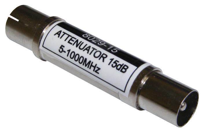 SAC IEC Demper 15dB, 5-2400MHz, 75 Ohm