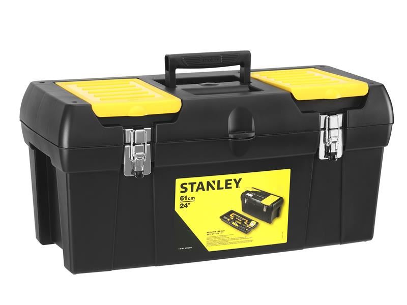 STANLEY 강철 걸쇠 플라스틱 도구함 60cm (24인치)