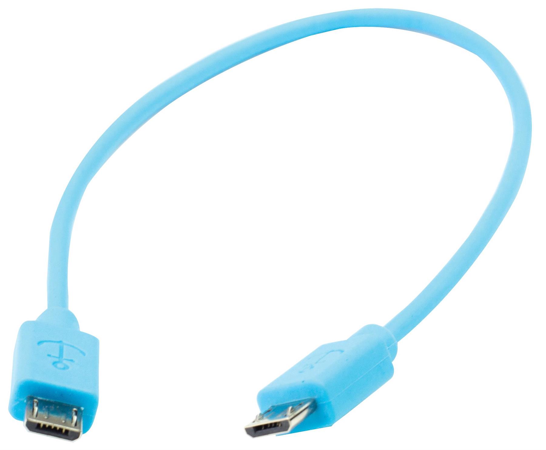 PIMORONI Cable USB Micro de 25cm Azul para Flotilla