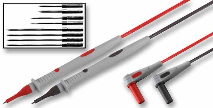 TENMA 16A 4mm Πρόσθετα Δοκιμών με Ορθή Γωνία και Ακροφύσιο