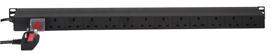 LMS DATA 12-ti zastrčený spínaný vertikální PDU s 13A, 4000W