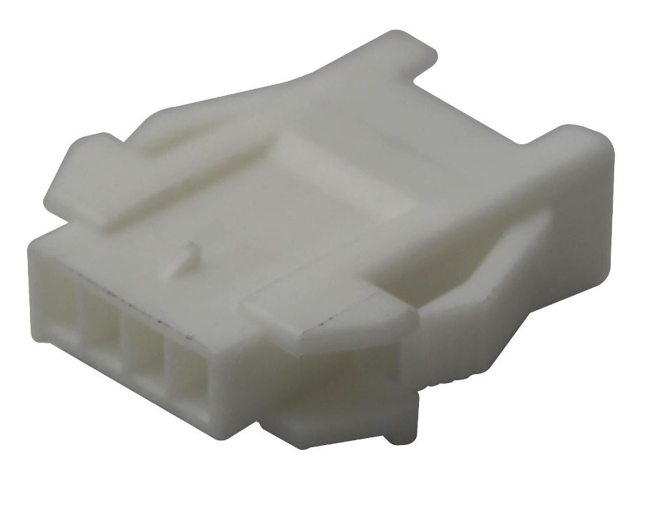 JST (JAPAN SOLDERLESS TERMINALS) - Gehäuse, Crimp, 2,5mm, mit Verriegelung, 4-f