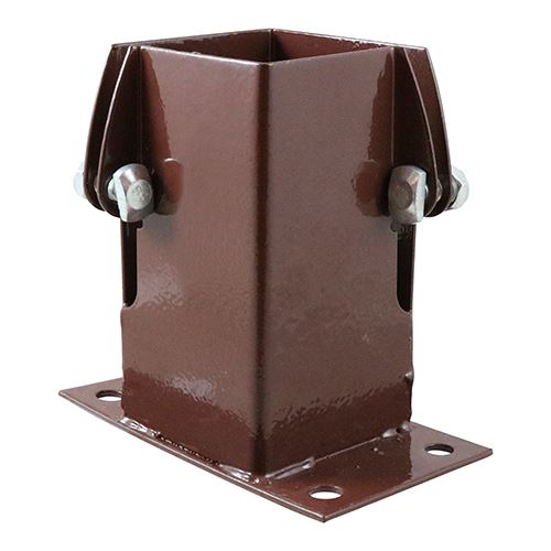 Timco - Kasut Tiang Pagar Tanpa Galas Bolt - 100mm (1 Unit)