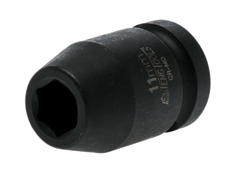 Teng 6-Point 11mm 임팩트 소켓, 1/2인치 드라이브, 크롬 몰리브데넘