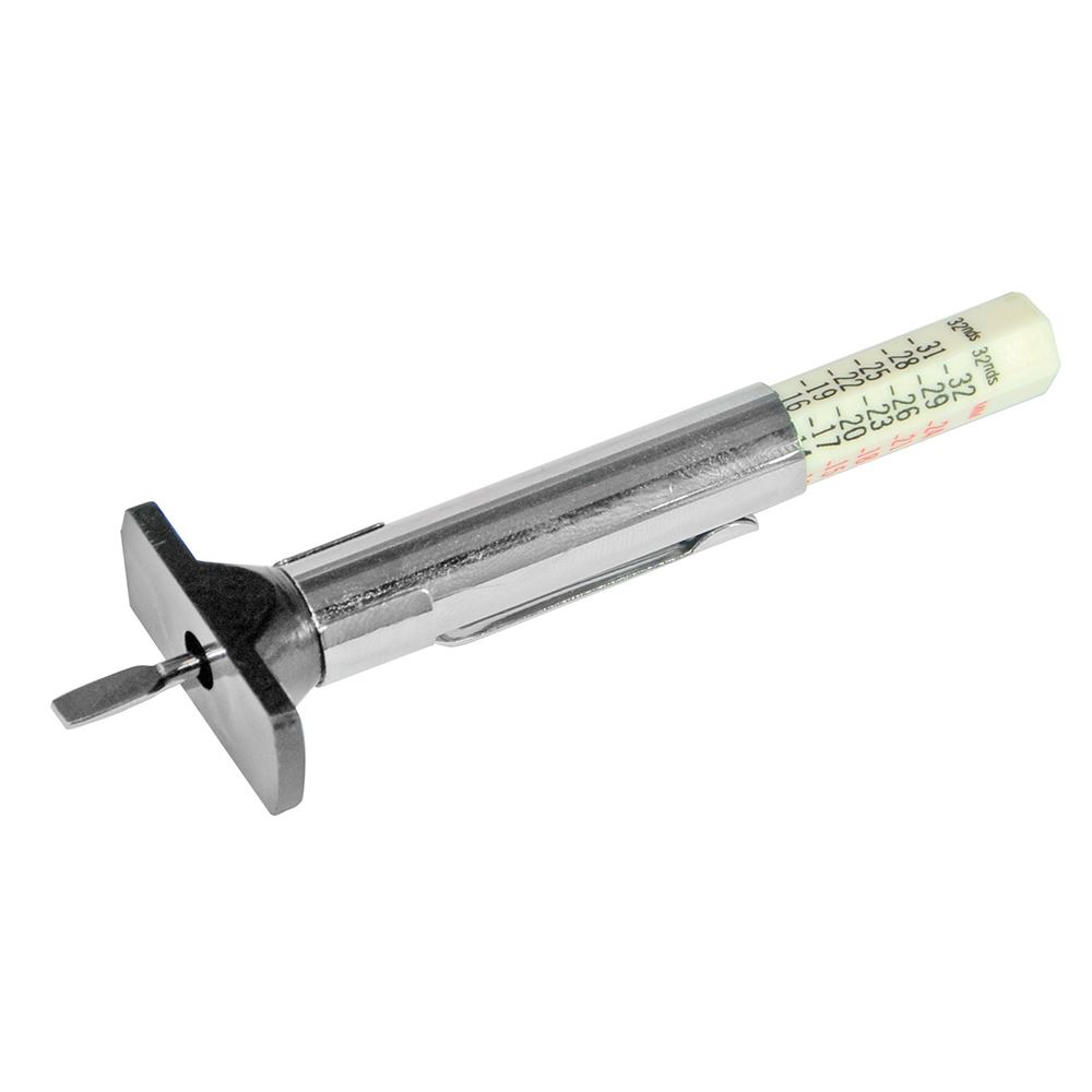 Silverline Pocket Tyre Tread Gauge 1-25mm