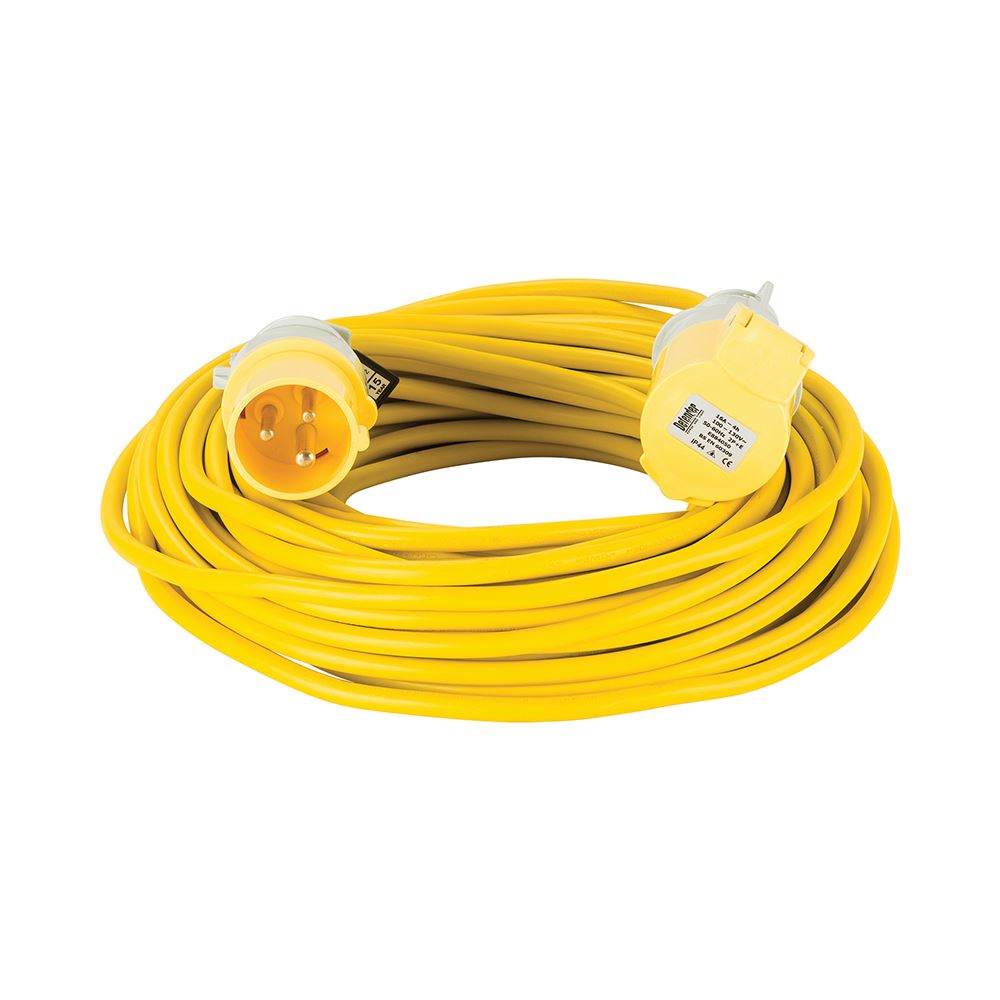 Defender 110V Extension Lead, 1.5mm², 16A, 25m