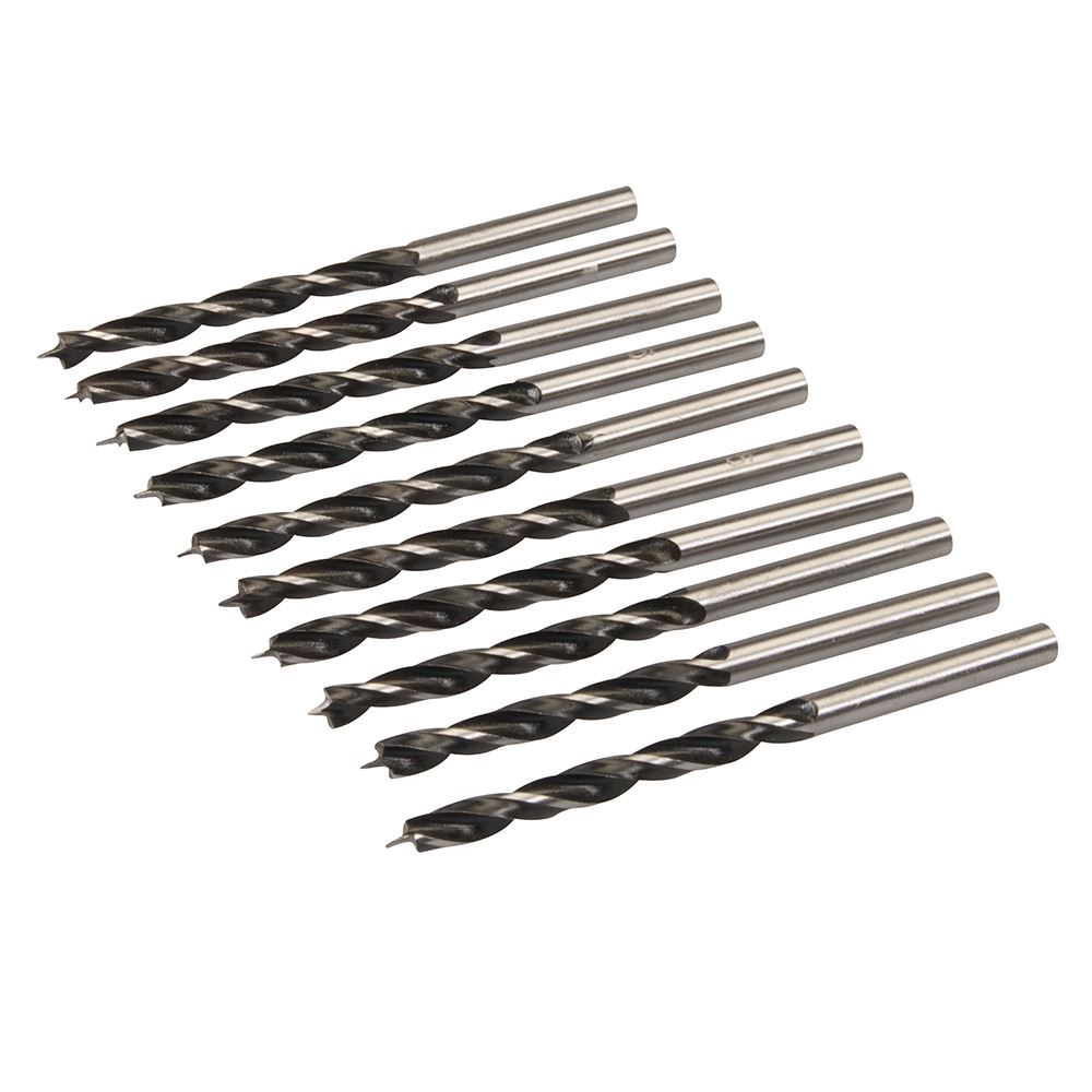 Silverline Lip & Spur Drill Bits, 5mm, 10-Pack