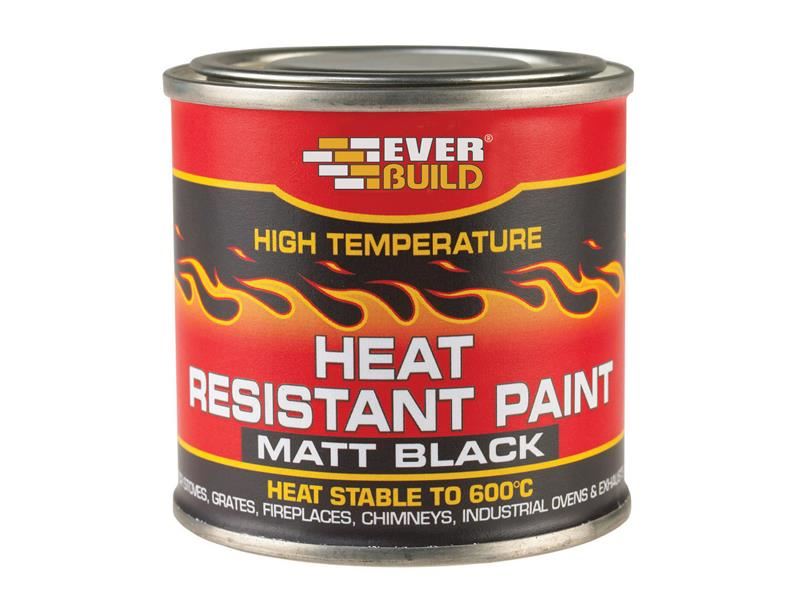 Everbuild Sika Heat Resistant Paint, 600°C, 125ml