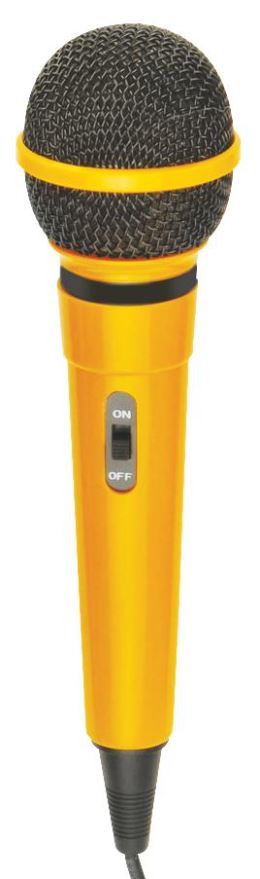 MR ENTERTAINER G156D Microphone Karaoke Portable Jaune