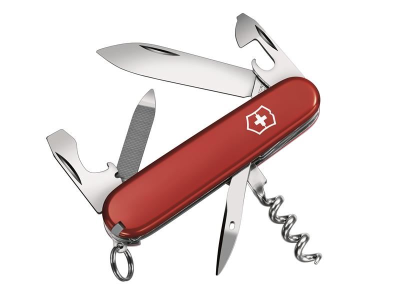Victorinox Sportsman Swiss Army Knife, Red, 84mm