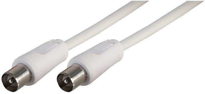Pro Signal - Καλώδιο  TV Κόαξ, Βύσμα F-Type, 1m Λευκό