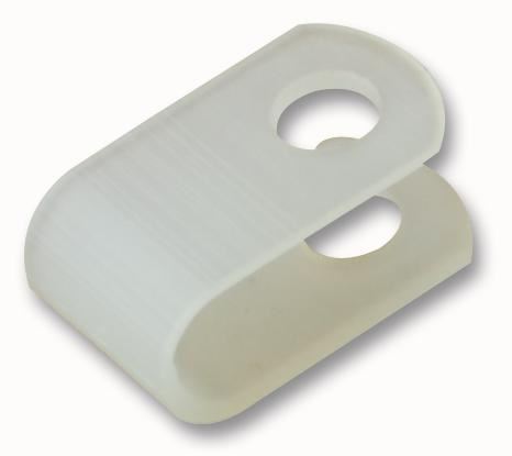 PRO POWER Nylon U Clips 5.20mm, 100 Pack
