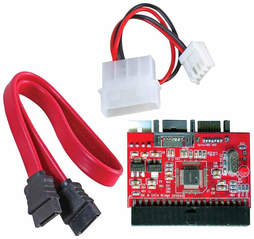 Dynamode Conversor Bidirecional IDE para SATA com Cabos