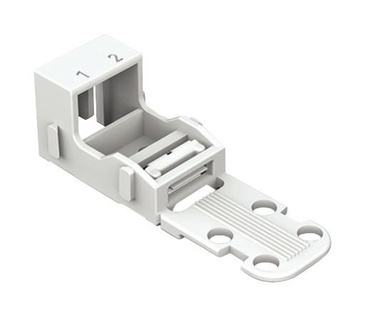 WAGO Support de montage blanc 2 voies 4mm pour série 221