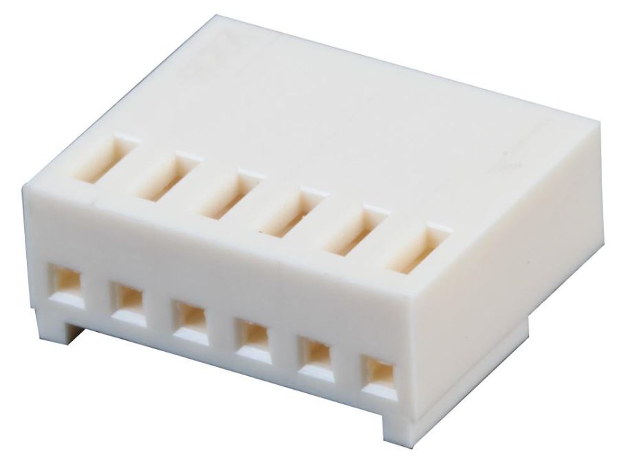 MULTICOMP PRO 2.54mm 6-weg krimpbehuizing