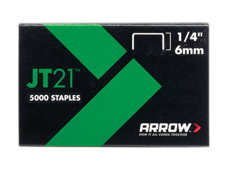 Arrow JT21 T27 6毫米(1/4英寸) 書釘 (5000枚裝)