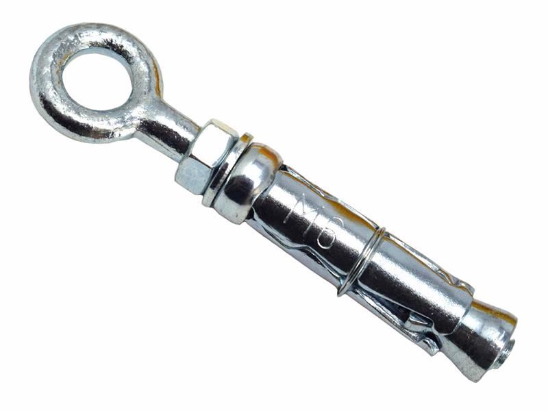 MASONMATE® Ancora a Occhiello M6 Zincata, Confezione da 50 Pezzi