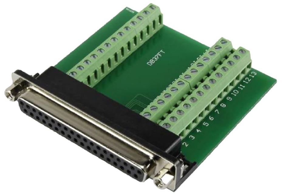 Clever Little Box 37-Pin D-Sub Socket Terminal Block Connector