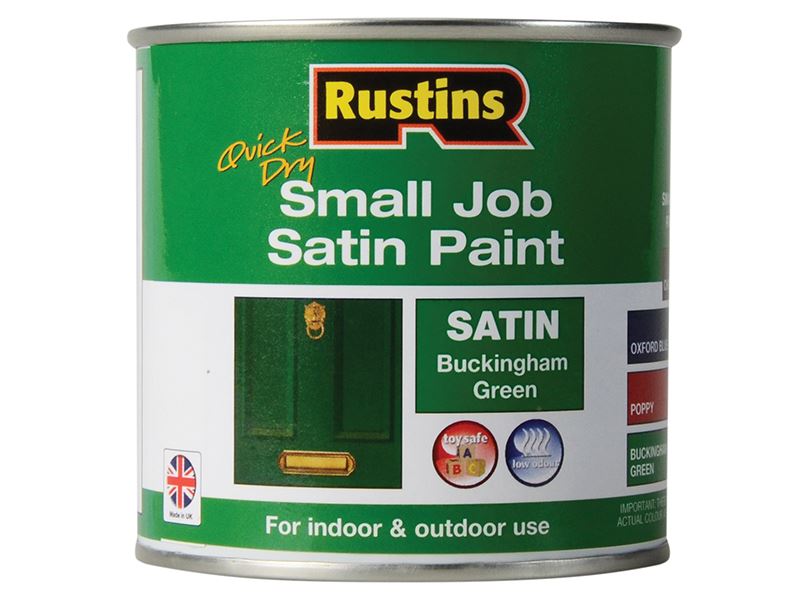 Rustins Pintura Satinado Secado Rápido Verde Buckingham 250ml
