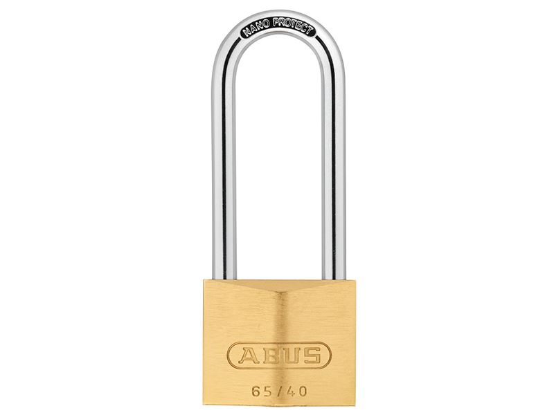 ABUS 65/40 Brass Padlock, 63mm Shackle, Security Level 5