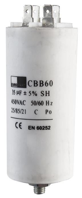 EUROPART 通用電容器 35uF / 35MFD 450V AC