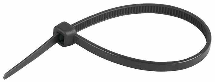 CONCORDIA Wetterfeste Nylon-Kabelbinder, 500mm x 4,8mm, Schwarz, 100er Pack