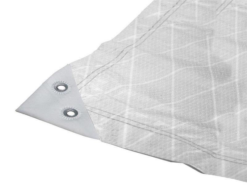 Faithfull Lona Resistente Tough-Tarp, Branca, 6x4m