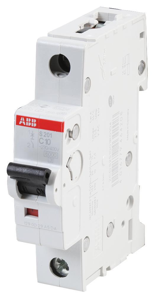 ABB 10A SP Ceadán Miniatúr Ciorcad C, 1 Phol