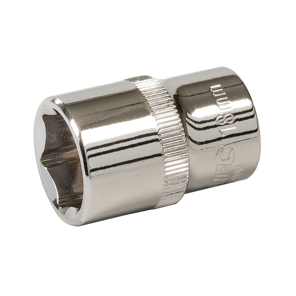 Silverline Enchufe de 1/2 Pulgada 18mm 6 Puntos
