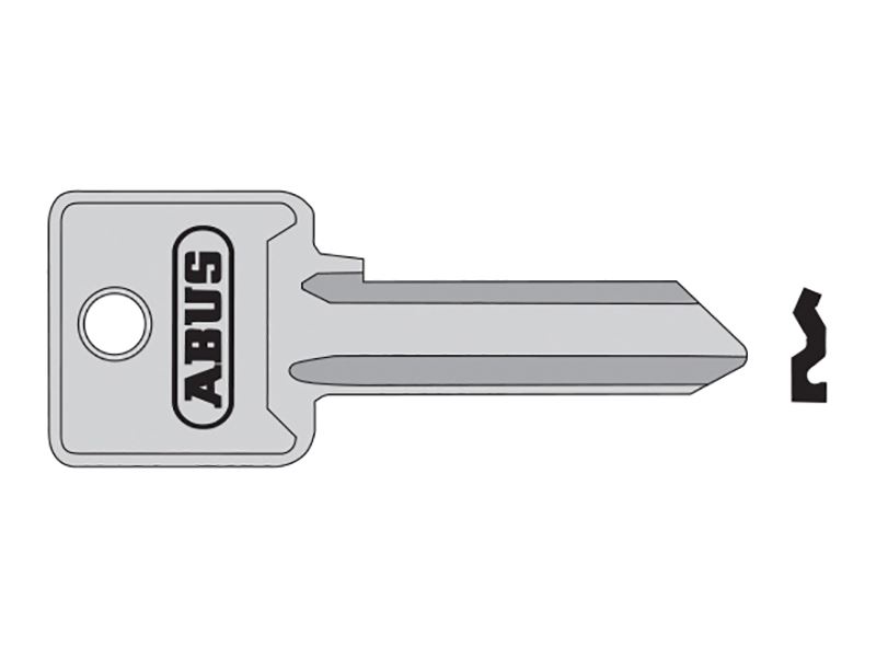 ABUS 85/30 30mm Right Hand Key Blank