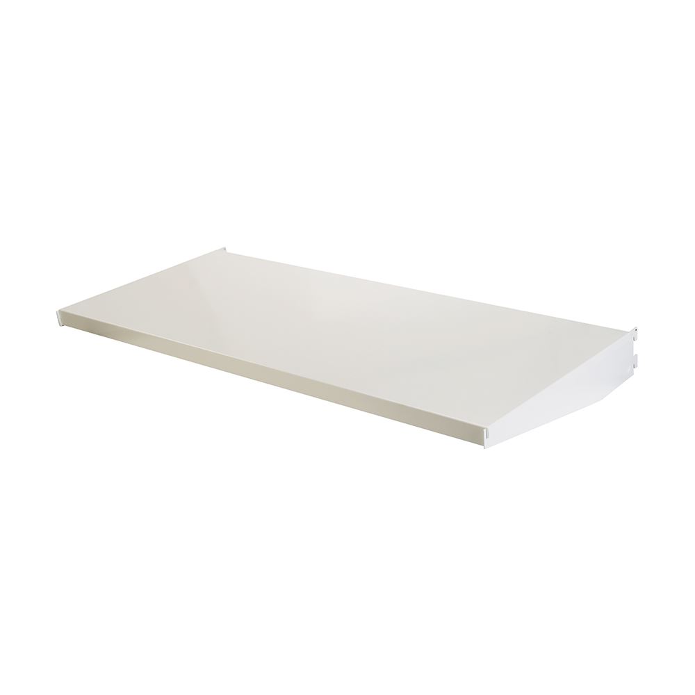 Silverline 1m White Shelf for Toolbars & Pegboard