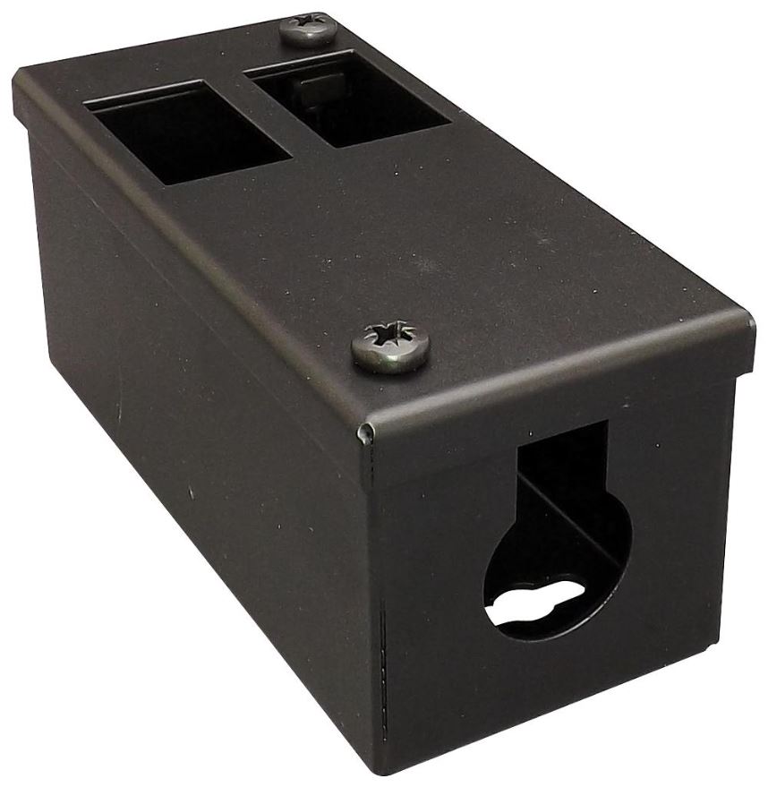 TUK - 2-fach Stahl-GOP-Bodenabzweigdose - 138x60x63mm