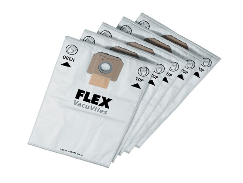 FLEX Power Tools - Sacs-filtres en microfibre pour VCE35L, Lot de 5