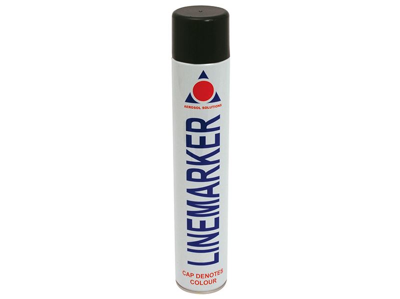 Aerosol 0906 Black Line Marking Spray Paint, 750ml