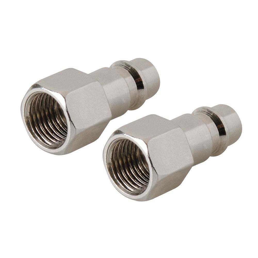 Silverline Coupleur pneumatique rapide Euro, filetage femelle 1/4'' BSP, lot de