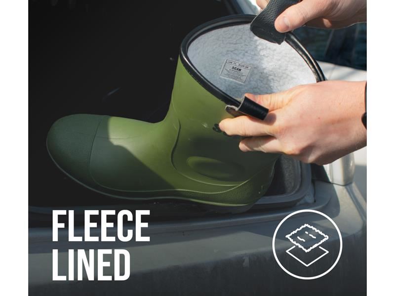 Scan Fleece Lined Wellingtons - UK 5/EUR 38, Waterproof PVC