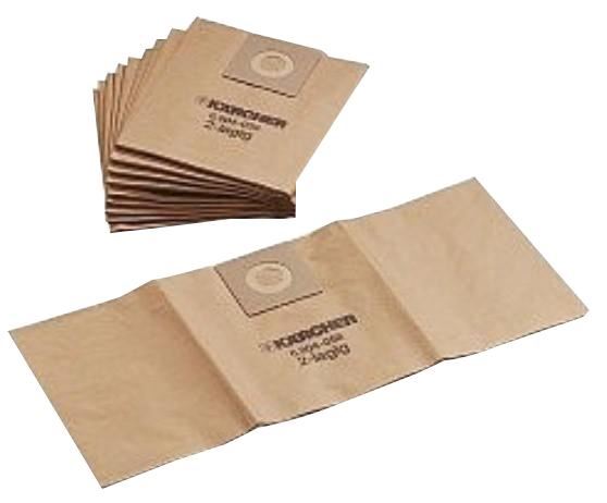 KARCHER Bolsas de Filtro para Aspiradora NT 27/1, Paquete de 5