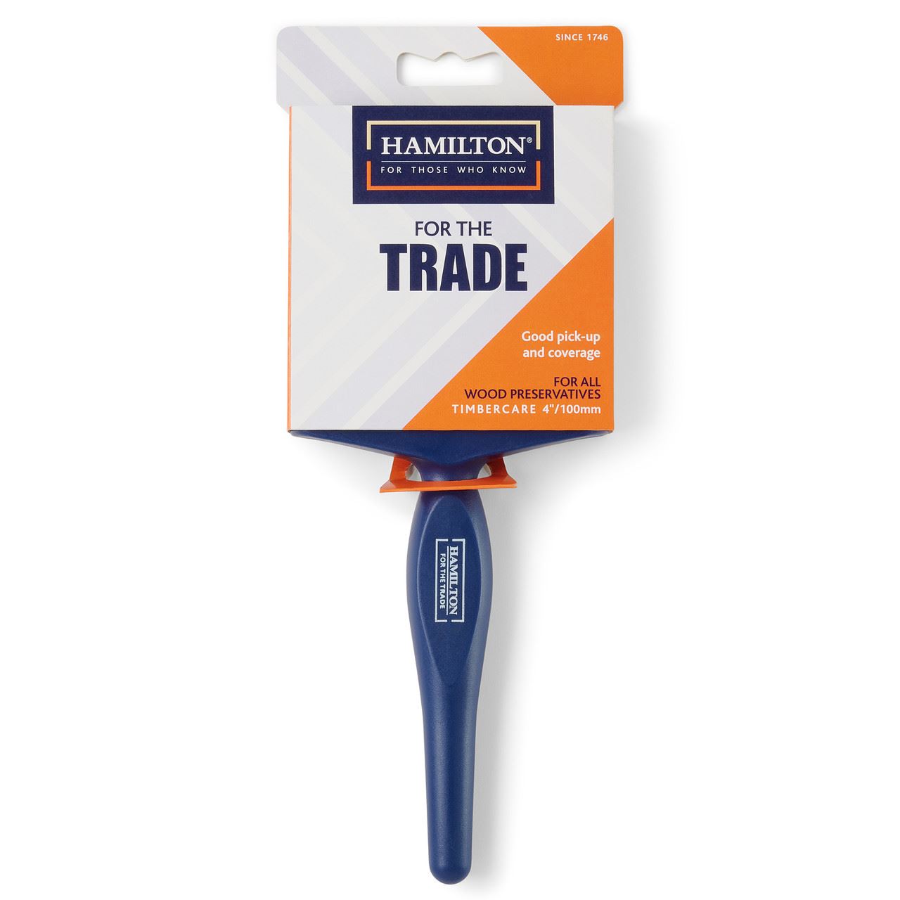 Hamilton Trade Timbercare Brush, Synthetic, 4 Inch