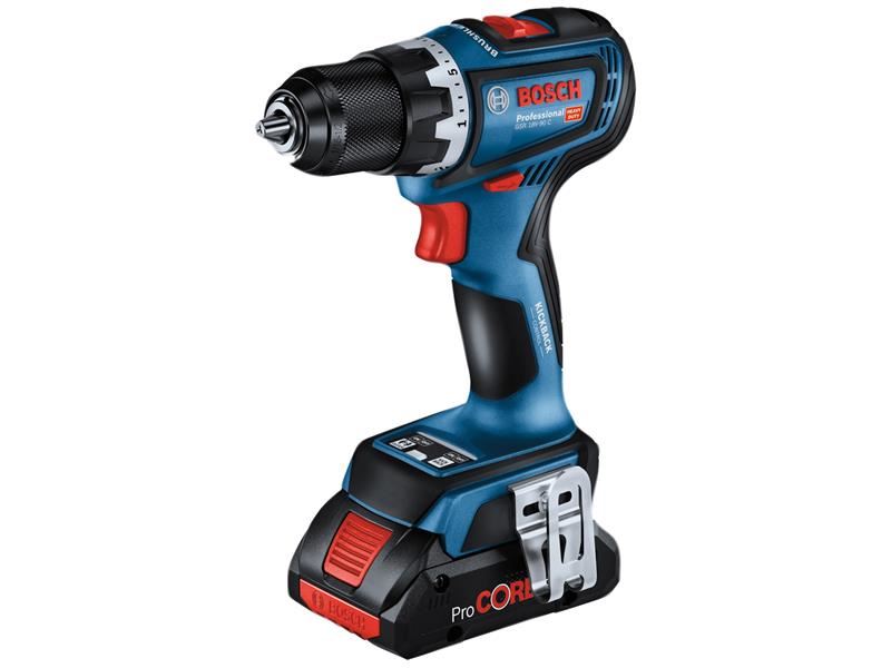 Bosch GSR 18V-90C Professional Drill Driver, 18V, 2 x 4.0Ah Li-ion