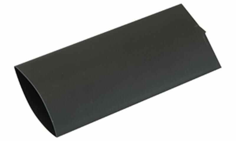 RARAION 25.4mm Heat Shrink Tubing, Polyolefin, Black, 1.2m