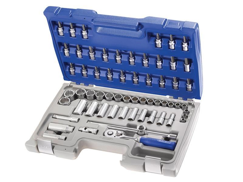 Expert Set di Socket e Accessori 61 Pezzi 3/8in