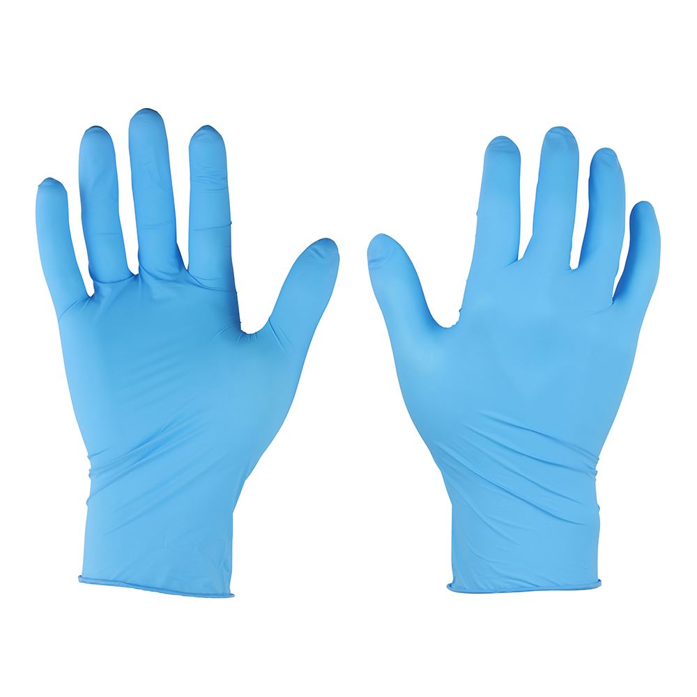 Timco Gants Nitrile, Bleu, Taille L (Lot de 100)