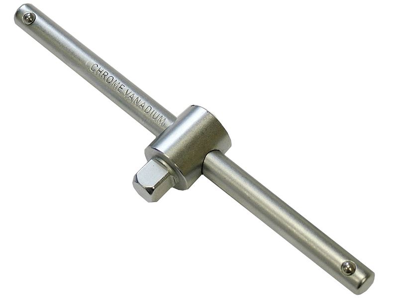 Faithfull Sliding T-Bar, 1/2in Drive, Chrome Vanadium Steel, 250mm