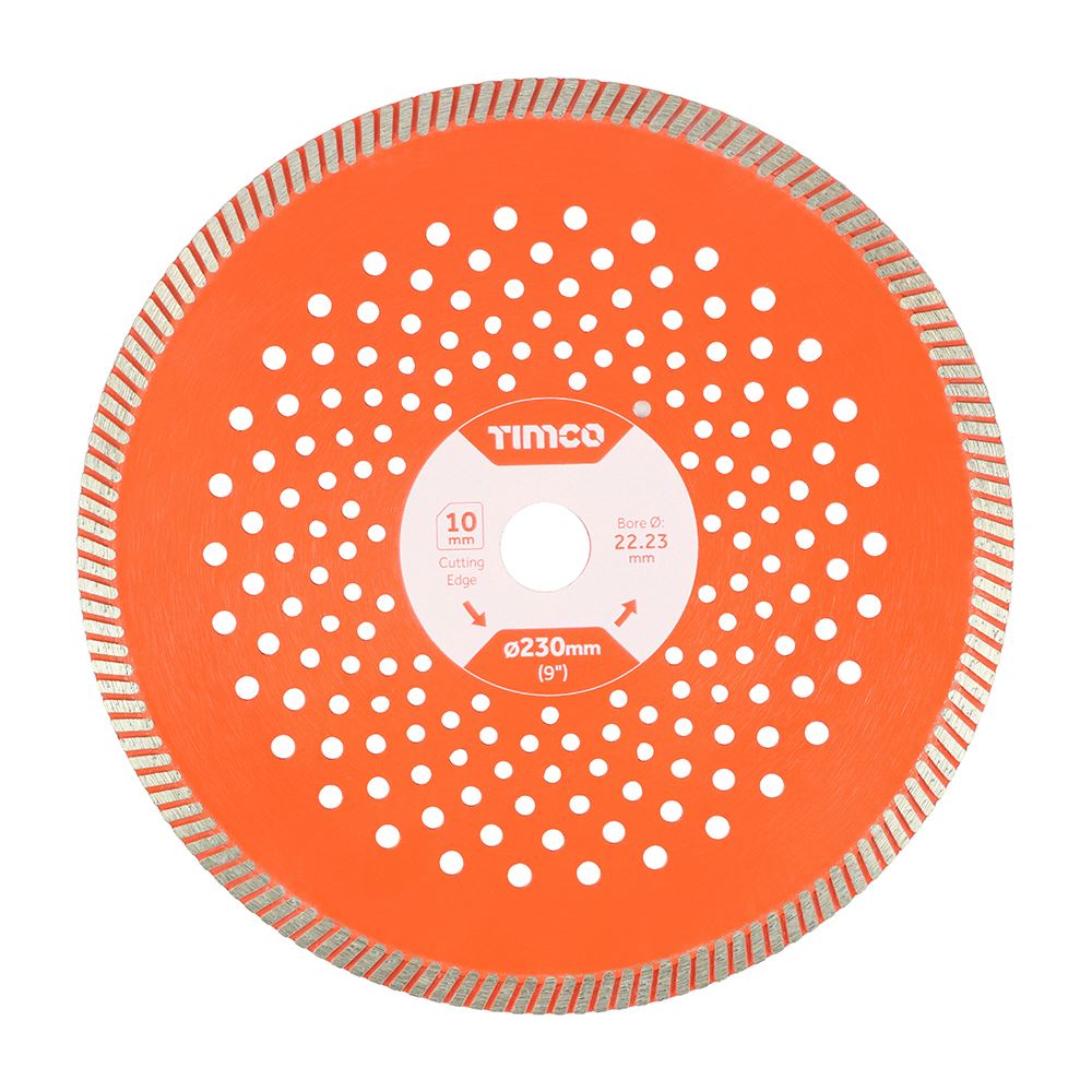 Timco Premium Diamond Blade, Turbo Continuous, 230mm