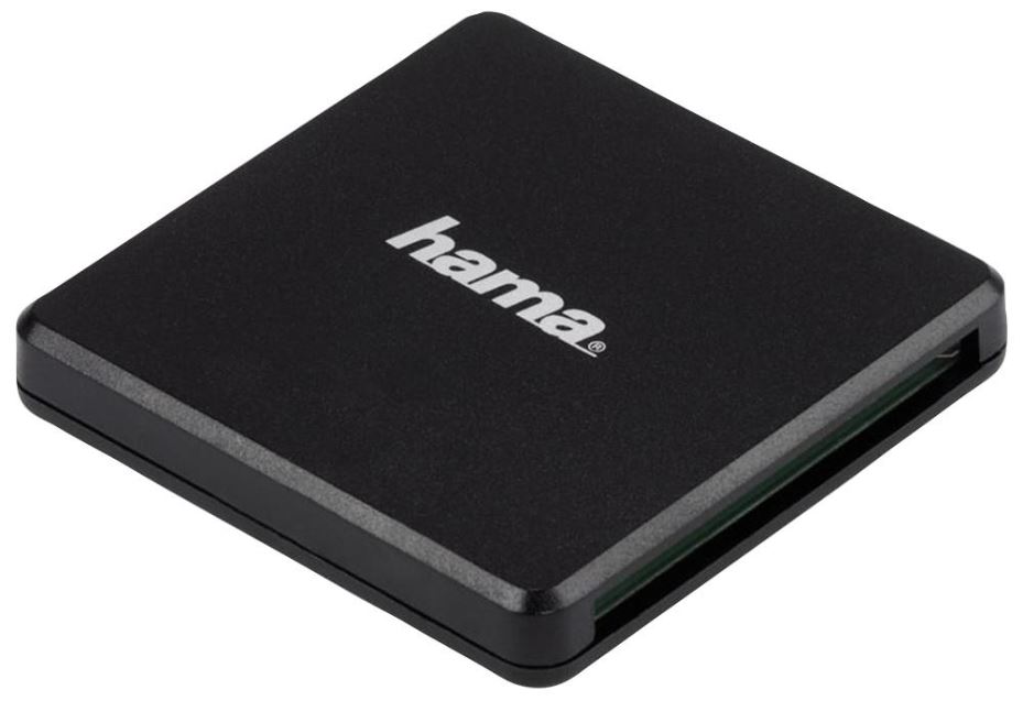 Lecteur de cartes mémoire multiple HAMA USB 3.0, Noir, Compact